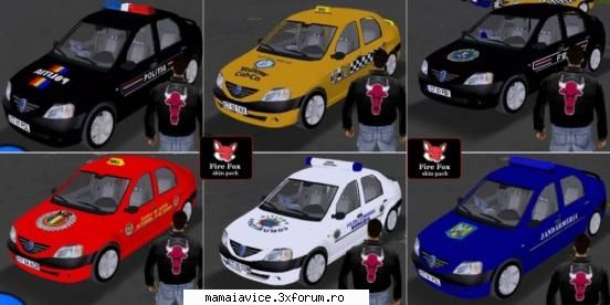 Dacia Logan - Dacia Logan Skin Pack 3 - Masini