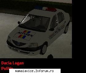 Dacia Logan - Dacia Logan Politie by ShinyG & PinIuli & - Masini